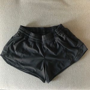 Charcoal Grey Hotty Toddy LuluLemon Shorts Size 4